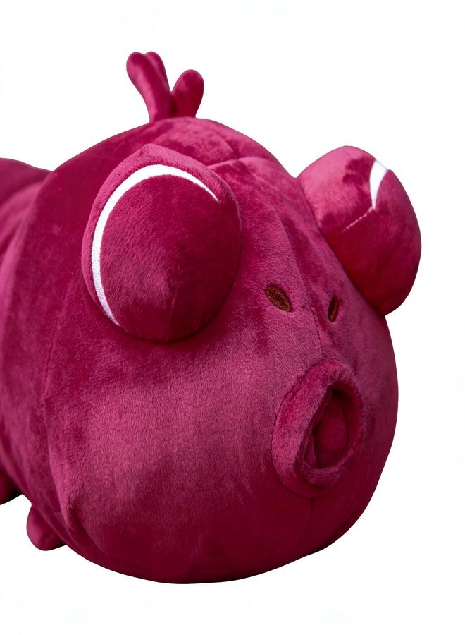 VNYIGDJS Toji Worm Plush, 120cm/47in Large Stuffed Animal Body Pillow, Burgundy Red, Soft Anime Plush Toy - Image 3
