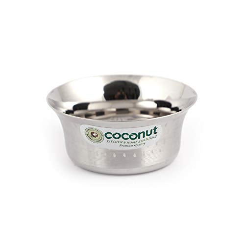coconut Stainless Steel Shower Pari Bowl/Vati/Katori- C23 - Set of 6- Capacity Each Bowl 150ML - Image 2