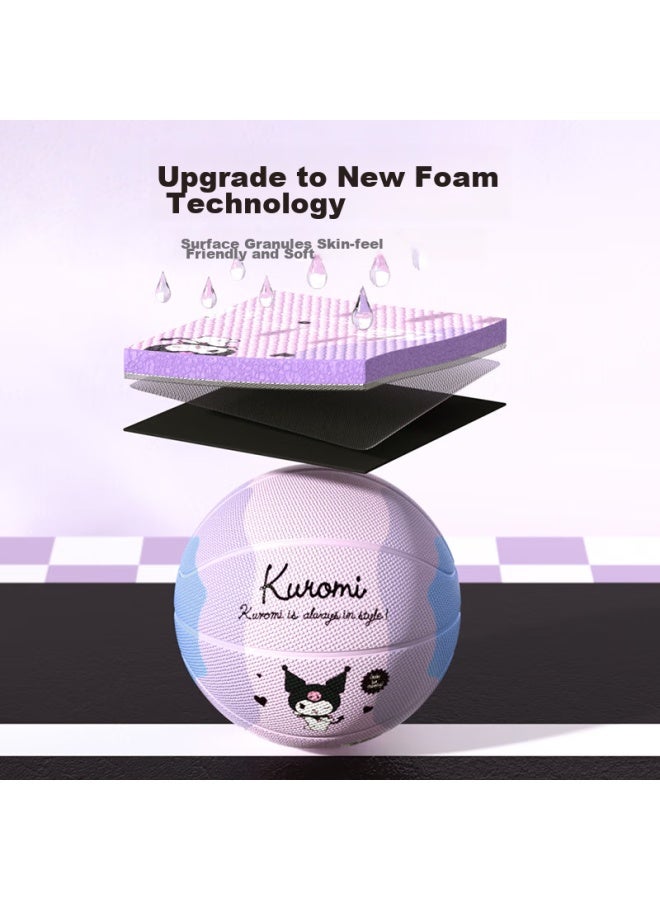 Mesuca Maisika Basketball, Size 5 For Children And Teenage Girls, Coolomi Series, Foam Rubber Basketball - Image 2