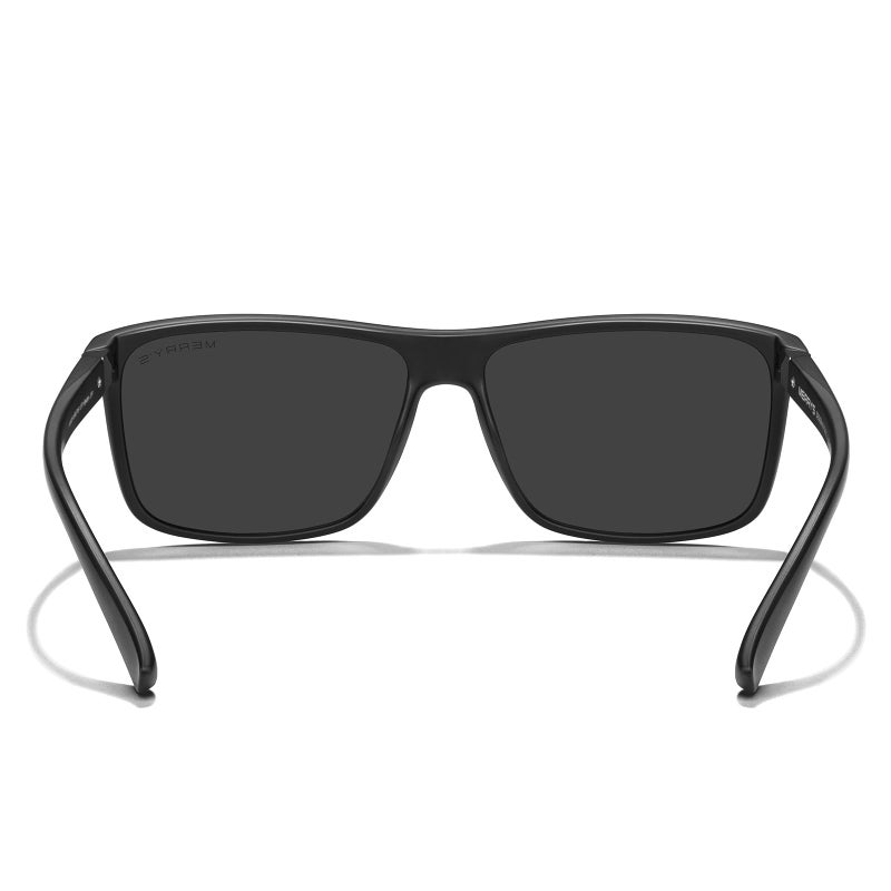 MERRY'S Rectangular Polarized Sports Sunglasses for Men Women Cycling Driving Fishing UV400 Protection S8225 - Image 4