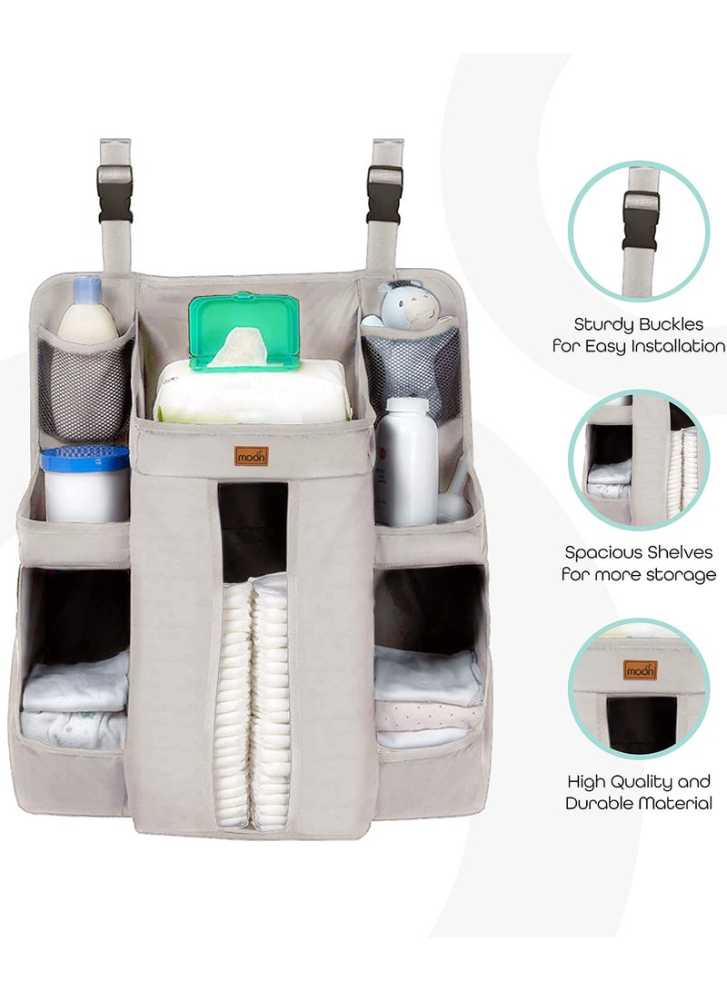 Moon Baby Crib Organizer With Space Saving Design - Image 2