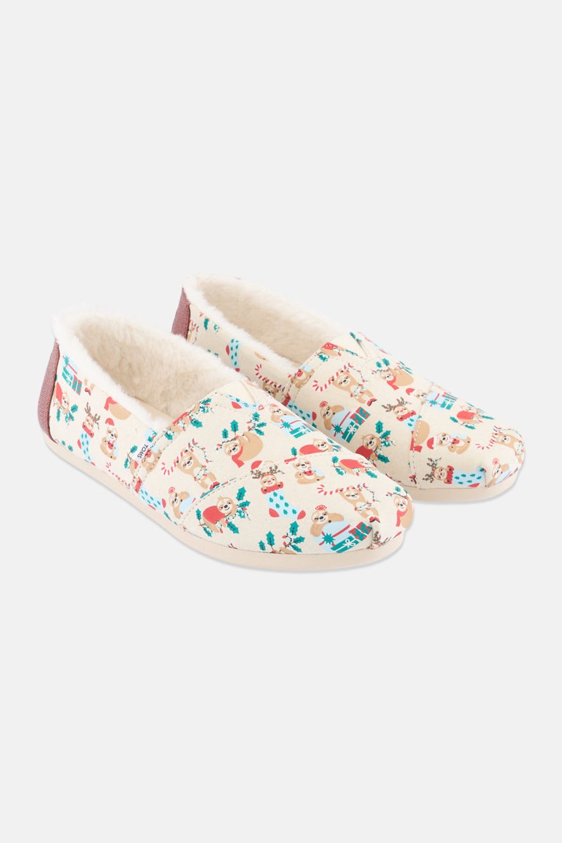 TOMS Women Slip On Casual Shoes, Beige Combo - Image 1