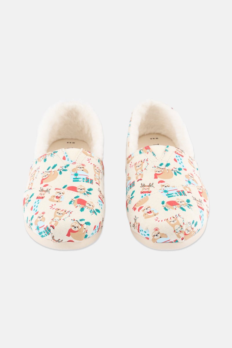 TOMS Women Slip On Casual Shoes, Beige Combo - Image 3