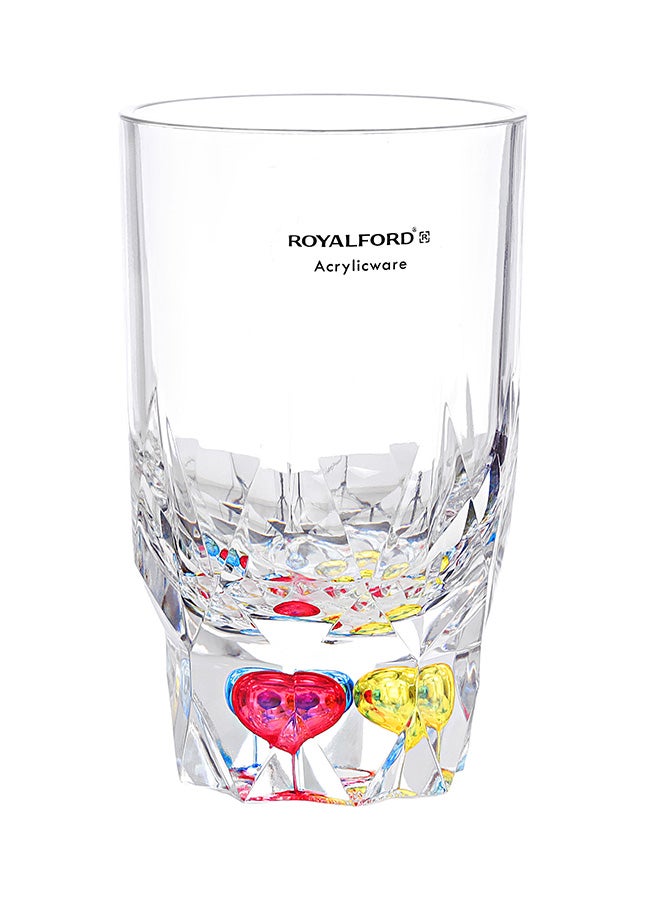 Royalford Crystal Acrylic Glass Clear - Image 1