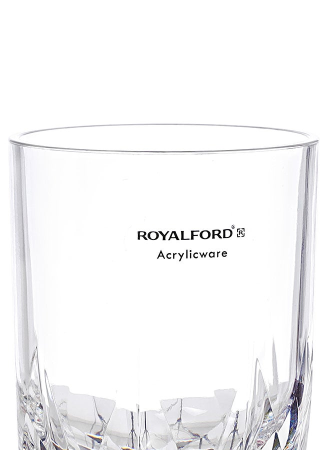 Royalford Crystal Acrylic Glass Clear - Image 5