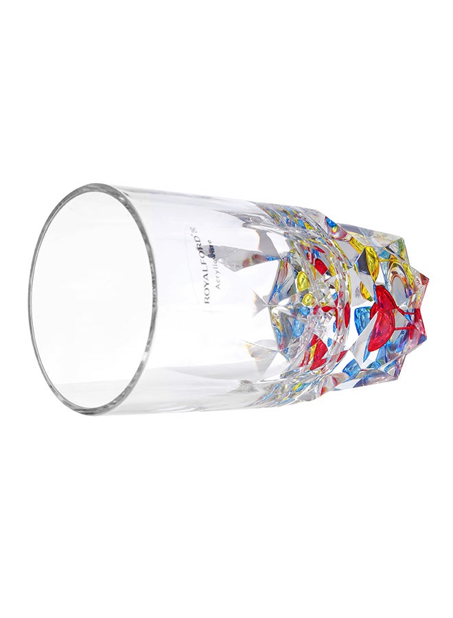 Royalford Crystal Acrylic Glass Clear - Image 3