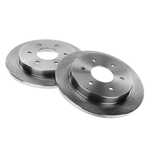 A-Premium 12.60 inch (320mm) Rear Vented Disc Brake Rotors + Ceramic Pads kit Compatible with Select Infiniti and Nissan Models - QX56 2004-2010, Armada 2005-2015, Pathfinder Armada 2004, Titan 04-15 - Image 2