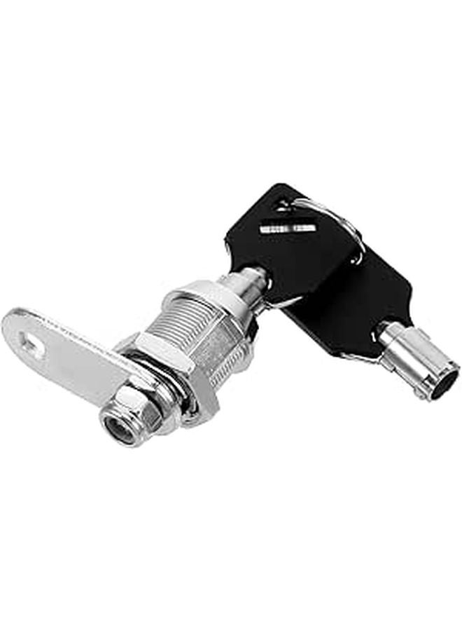 Dual Cam Drawer Lock Set With Keys For File Cabinets Cupboards Home Office Security - Image 1