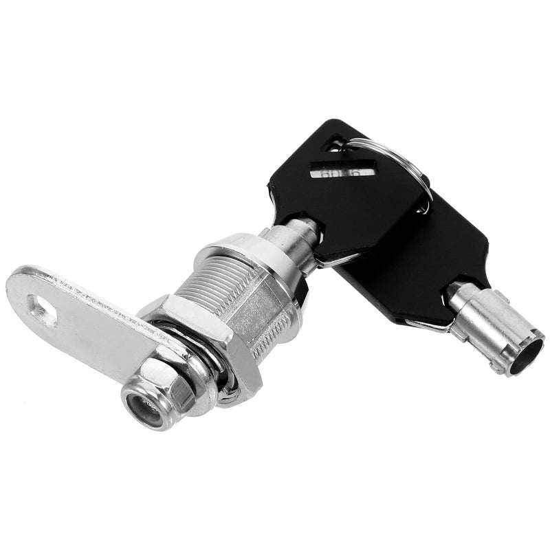 Dual Cam Drawer Lock Set With Keys For File Cabinets Cupboards Home Office Security - Image 2
