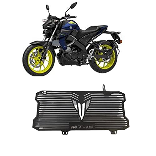 SELVIKE Stainless Steel Motorcycle Radiator Guard Protector Grill for MT15 (BLACK) - Image 1
