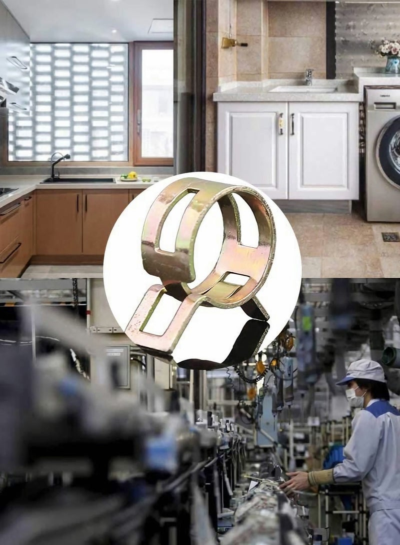 SYOSI 75Pcs Spring Hose Clip, Silicone Hose Water Hose Fuel Hose Clip, Reusable Multi Size 6mm 7mm 8mm 9mm 10mm - Image 4