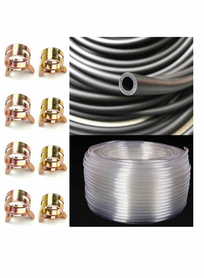 SYOSI 75Pcs Spring Hose Clip, Silicone Hose Water Hose Fuel Hose Clip, Reusable Multi Size 6mm 7mm 8mm 9mm 10mm - Image 3