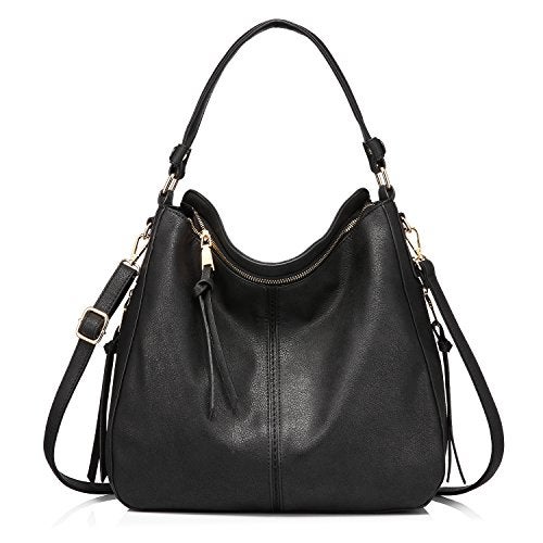 Realer Handbags for Women Large Designer Ladies Hobo bag Bucket Purse Faux Leather - Image 1