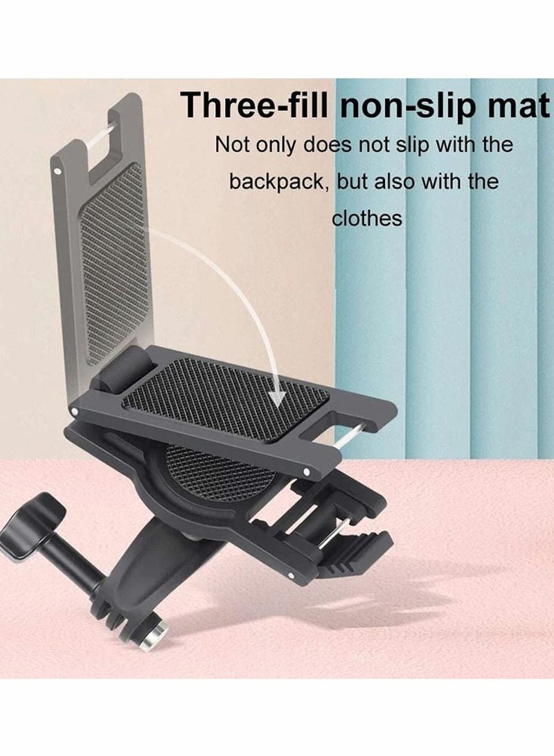 كابتن تيك Backpack Strap Mount Adjustable Camera Shoulder Mount, Which Compatible with Most Action Camera KSA | Riyadh, Jeddah - Image 2