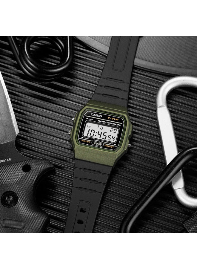 Casio F-91Wm-3A Retro Square Sports Waterproof Student Men'S And Women'S Watch - Image 3