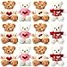 Hungdao 12 Pcs Valentine Bear Stuffed Animal Plush Toys Bulk 984 Inch Small Cute Bear with Heart Adult Gifts for Girlfriend Birthday Party Wedding Mothers Day - Image 2