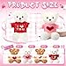 Hungdao 12 Pcs Valentine Bear Stuffed Animal Plush Toys Bulk 984 Inch Small Cute Bear with Heart Adult Gifts for Girlfriend Birthday Party Wedding Mothers Day - Image 4