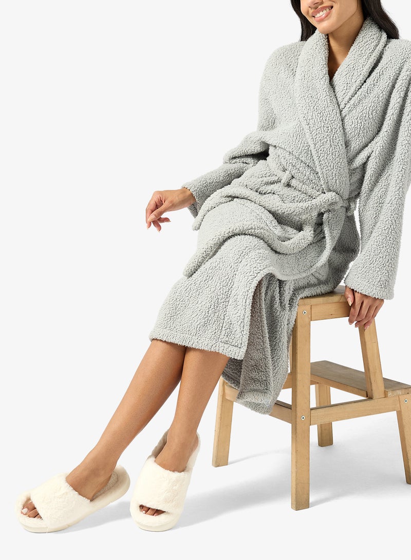 جينجر شبشب غرفة نوم مخملي مريح - Image 5