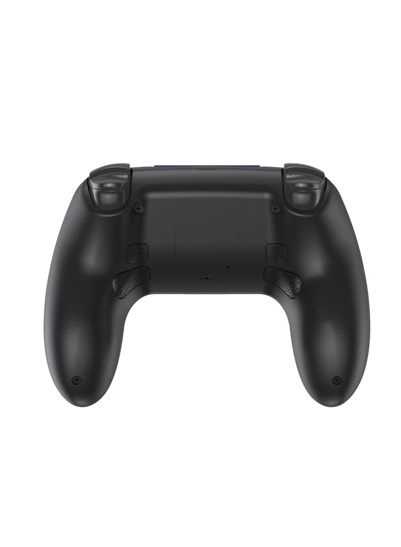 وحدة تحكم لاسلكية متوافقة مع أجهزة PS4/PS3/Switch/PC/Android/iOS، مع ضوء RGB، ومشغلات تأثير Hall، ووظيفة قابلة للبرمجة - أسود - Image 5