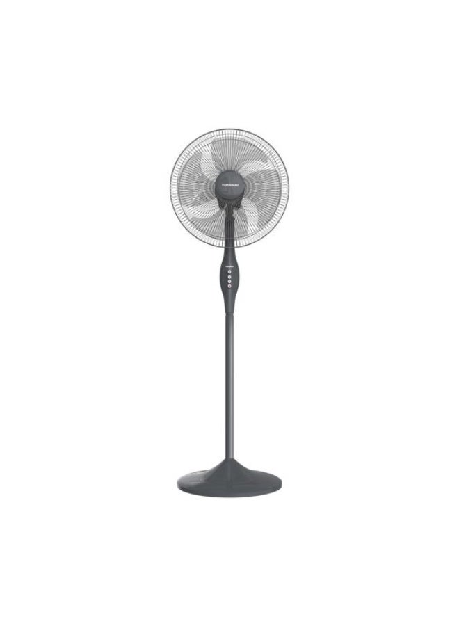 Tornado 16-inch 4-blade stand fan, gray, TSF-16WG - Image 1