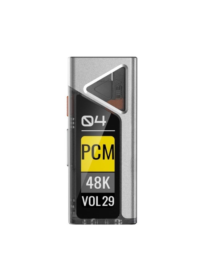 HiBy FC4 USB DAC مُتَصَلِّب MQA 1.1 بوصة شاشة OLED DSD512 PCM 768 EQ و PEQ منفذين للسماعة 3.5 مم SE + 4.4 مم BAL مُؤَسَّس على الصوت عالي الدقة مُصَمَّم للتنقل مُضَخِّم DAC - Image 1