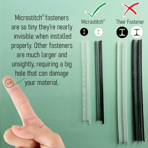 MicroStitch® All‑in‑One Tagging Gun Kit – Ultra‑Fine Needle Tagger with Black/White & Color Fasteners – Fabric‑Safe for Clothing Repairs, Quilting, Crafts, and DIY Projects (8 Colors) - Image 3