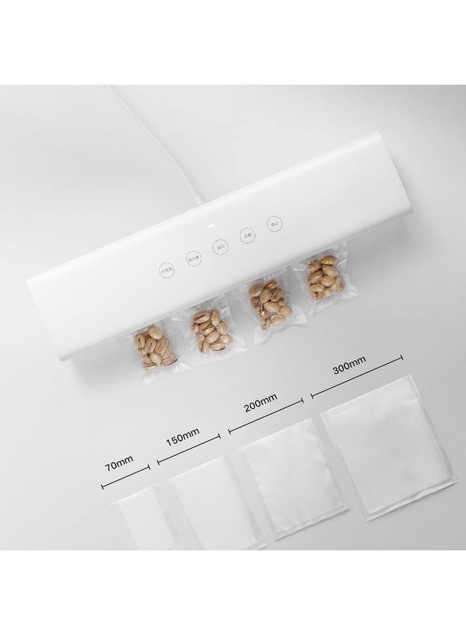 Xiaomi Mijia Automatic Vacuum Sealer,70KPa High Suction Sealing Length 300mm Food Air Sealing Machine MJFKJ06XM White - Image 3