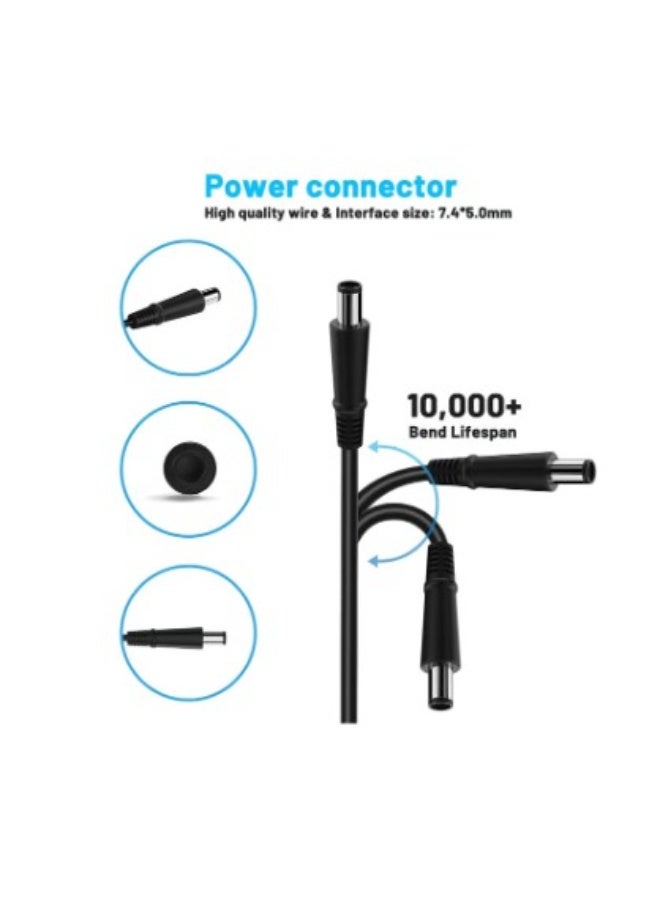 Terabyte 150W Laptop Charger Fit for HP Thunderbolt Dock 120W G2 2UK37AA G4 4J0A2AA G2 HSN-IX01 HP Envy DV4 DV6 DV7 EliteBook 8460W 8560W 906329-001 693709-001 801637-0011 Adapter Power Cord 7.4 * 5.0MM - Image 3
