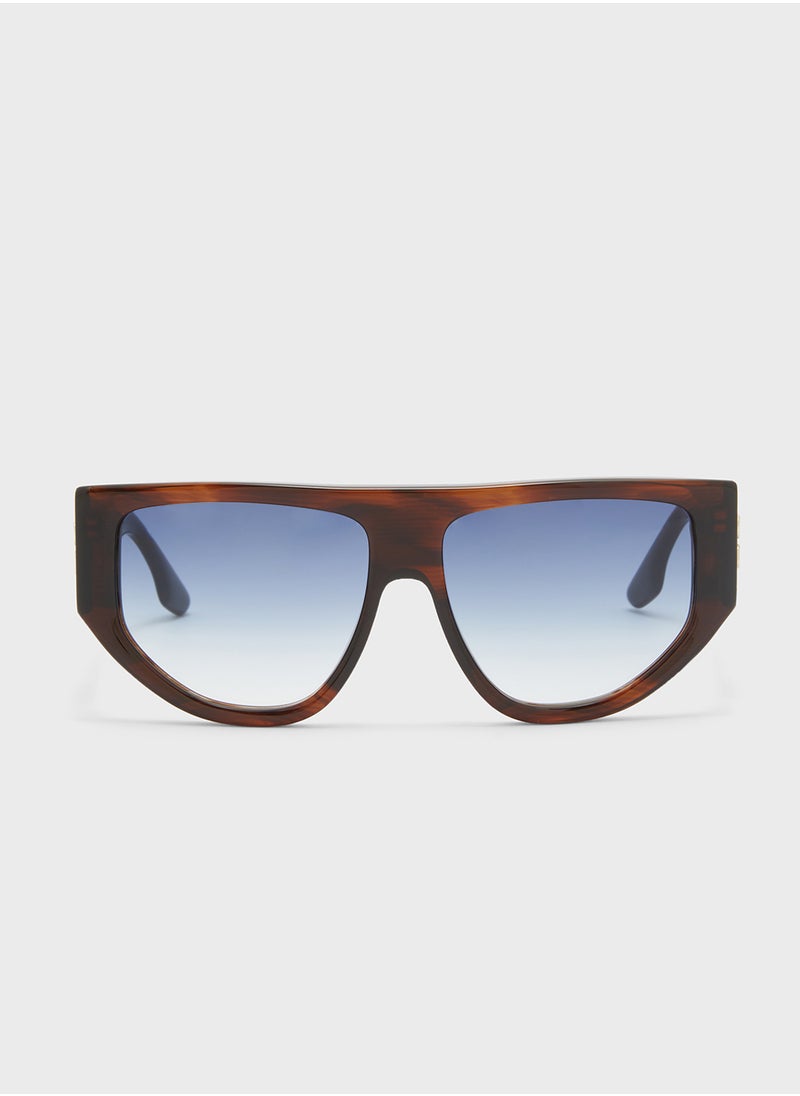 Victoria Beckham Modified Rectangle Sunglasses  - Image 2