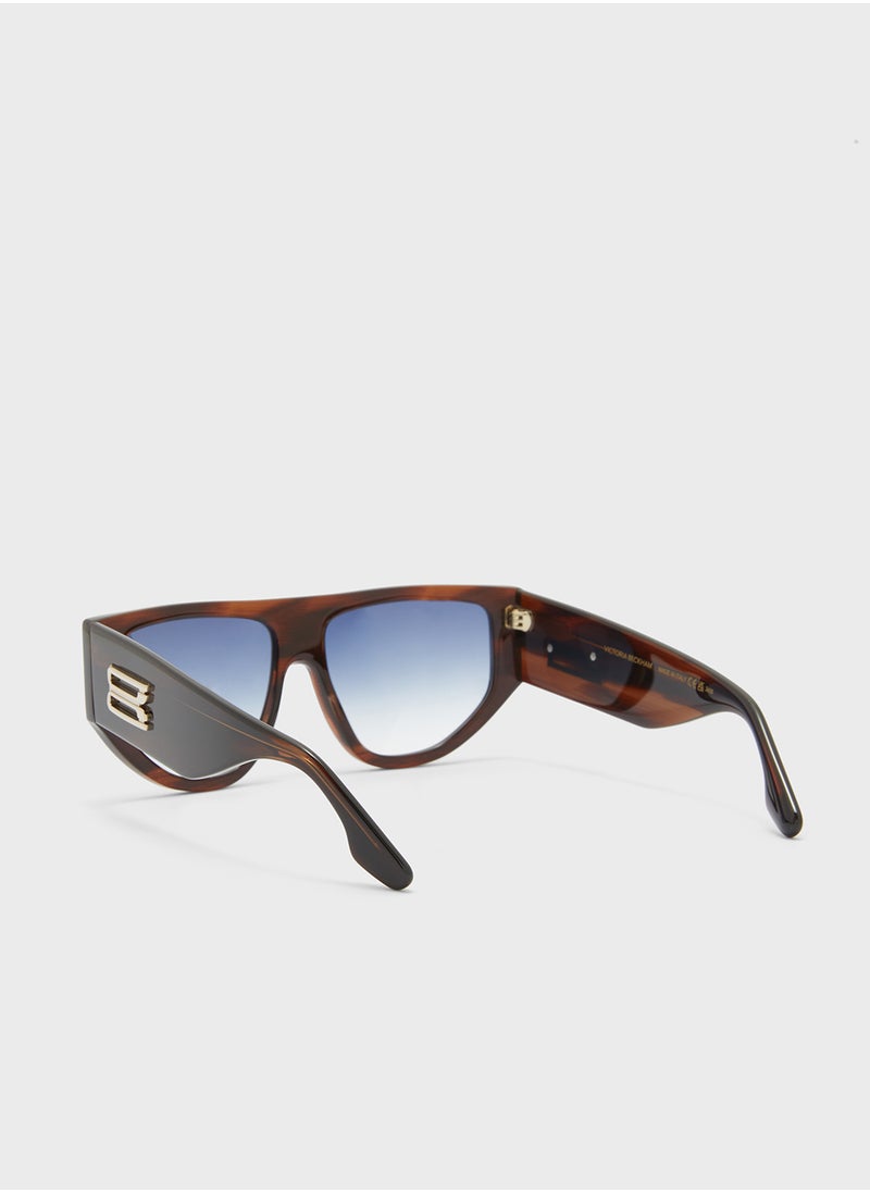 Victoria Beckham Modified Rectangle Sunglasses  - Image 3