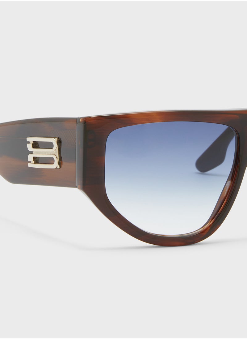 Victoria Beckham Modified Rectangle Sunglasses  - Image 4