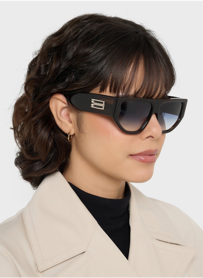 Victoria Beckham - Modified Rectangle Sunglasses - Image 1