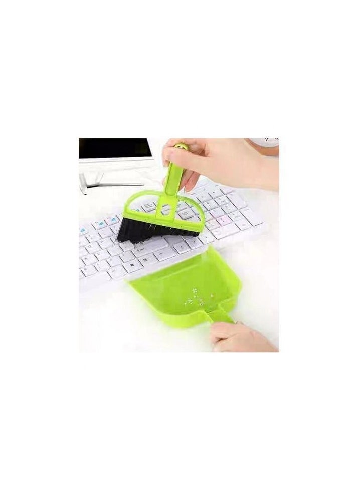 Generic - Small Brush And Dustpan Set For Cleaning - 1 piece  -Color may vary. - Image 1