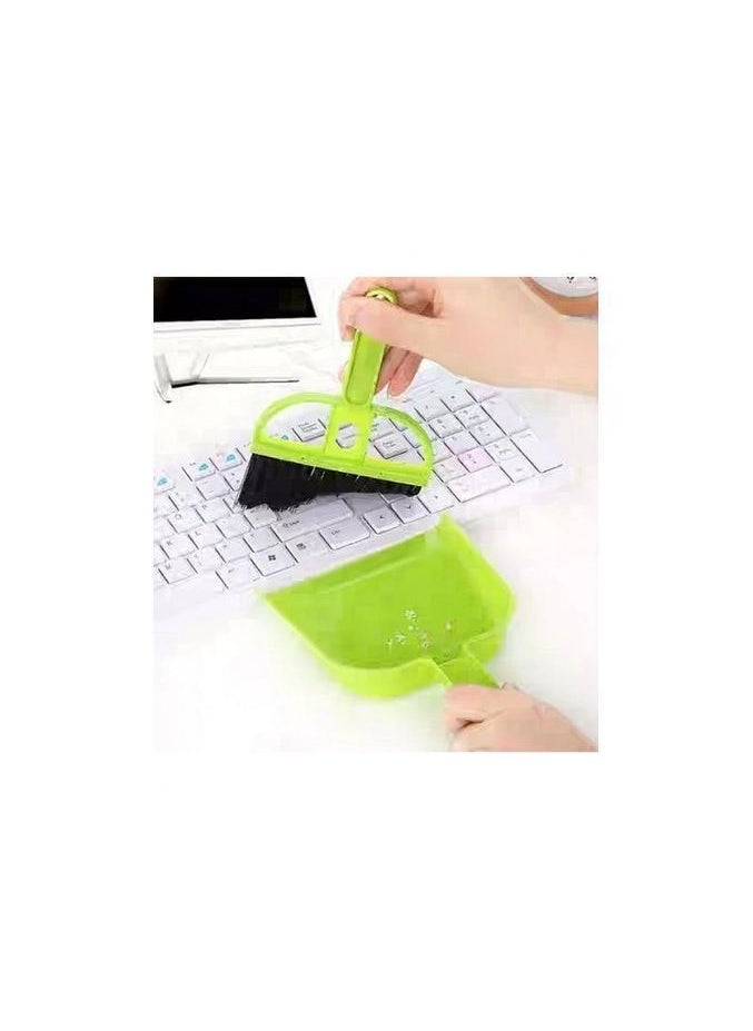 Generic - Small Brush And Dustpan Set For Cleaning - 1 piece  -Color may vary. - Image 1