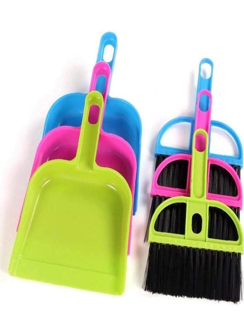 Generic - Small Brush And Dustpan Set For Cleaning - 1 piece  -Color may vary. - Image 1
