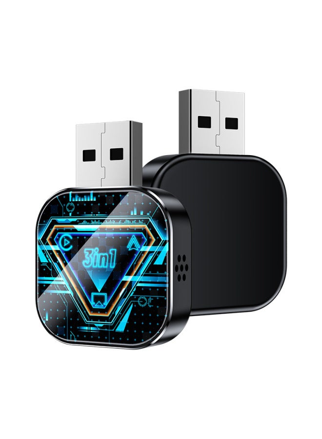 Smart Car Connectivity Box Compatible With Apple Mirroring Screen Projection 3-in-1 Intelligent Android Autocarplay Box - Image 1