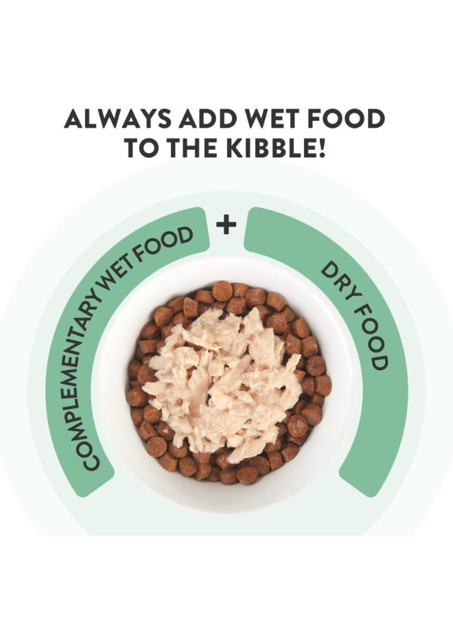 شيسر طعام القطط الرطب في مرق الدجاج مع اللحم البقري من كومبلنتس، 70 جرام × 12 قطعة - Image 3