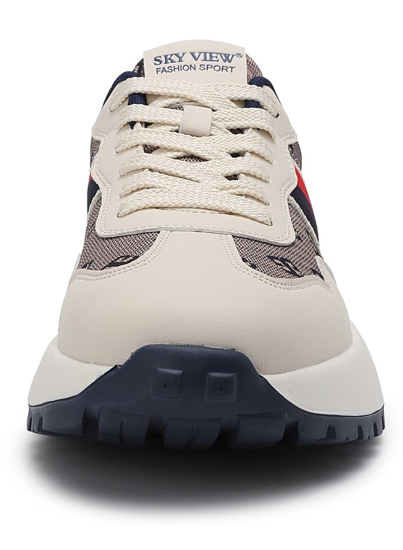 سكاي فيو أحذية كاجوال أنيقة للرجال أحذية مشي أنيقة للرجال بنعل ناعم غير قابل للانزلاق أحذية كاجوال مريحة وجيدة التهوية - Image 3