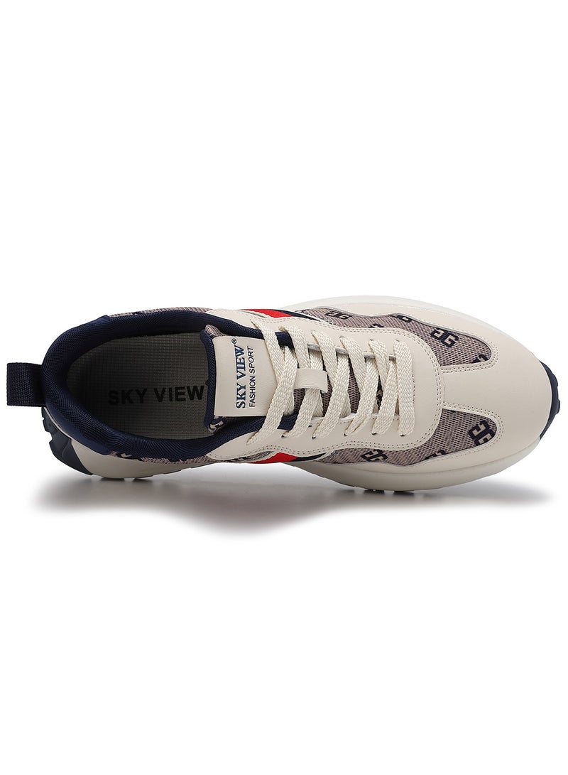 سكاي فيو أحذية كاجوال أنيقة للرجال أحذية مشي أنيقة للرجال بنعل ناعم غير قابل للانزلاق أحذية كاجوال مريحة وجيدة التهوية - Image 5