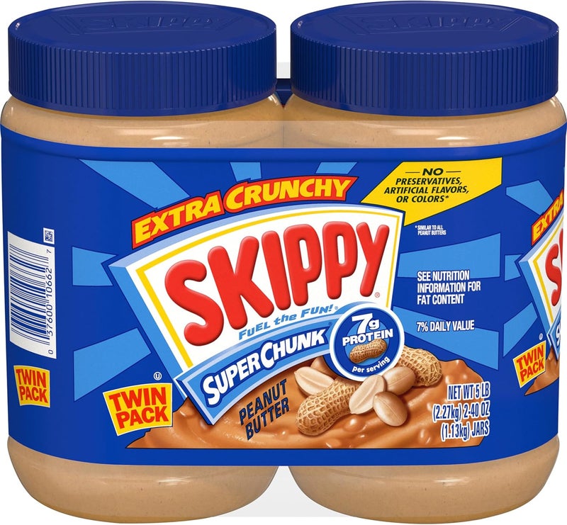 SKIPPY Super Chunk Peanut Butter Twin Pack - Image 1