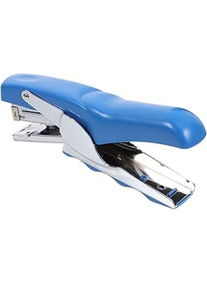 YARNOW Manual Stapler Handheld Blue Multi Use Stapling Tool for Office and Teacher Desk - Image 1