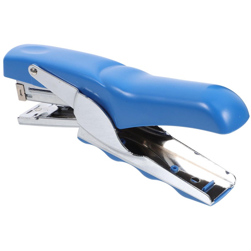 YARNOW Manual Stapler Handheld Blue Multi Use Stapling Tool for Office and Teacher Desk - Image 2