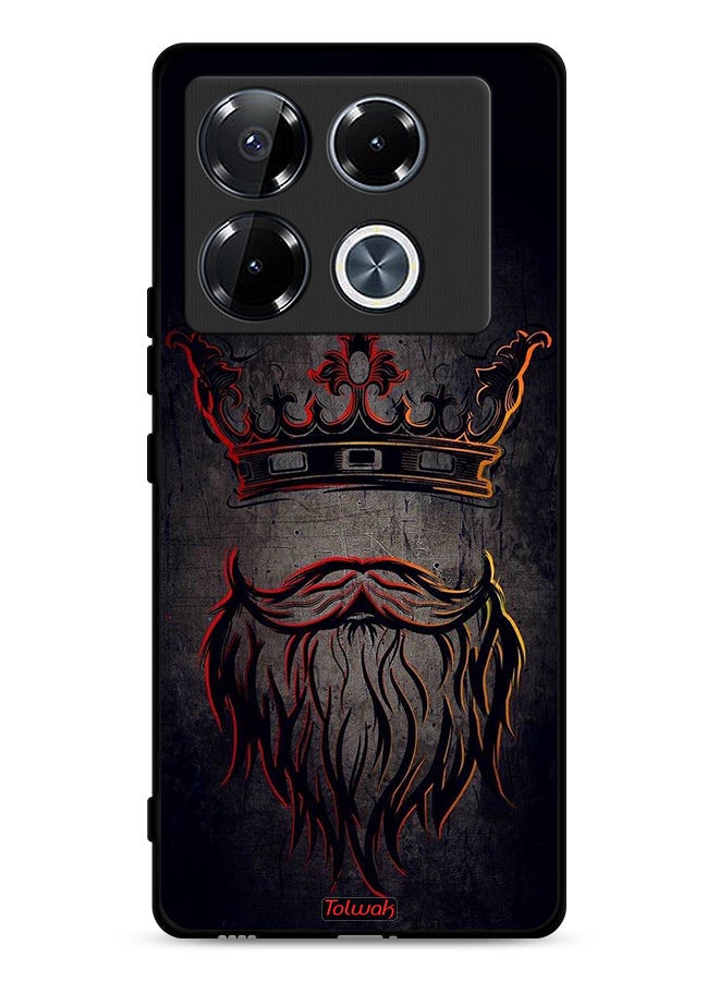 Tolwak Infinix Note 40 Pro Plus 5G Protective Case Cover King Artwork - Image 1