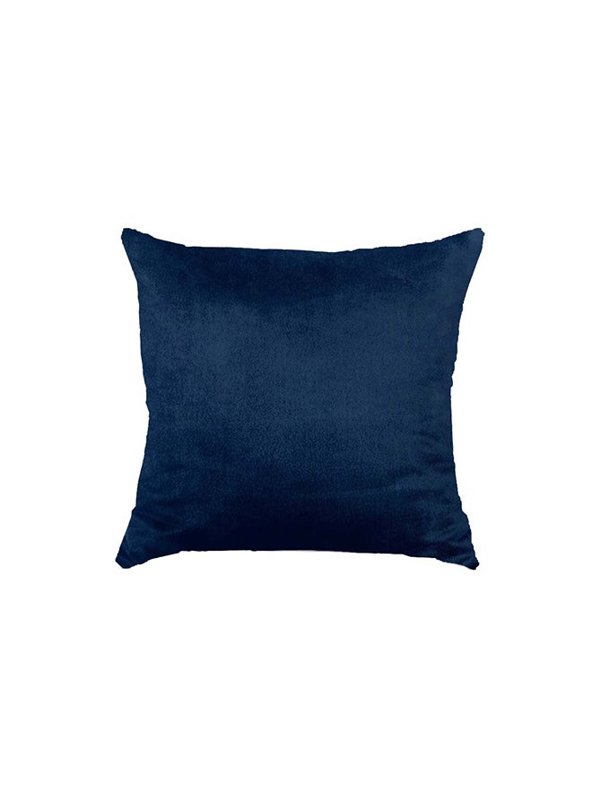 RIZARIES SuperSoft Plain Navy Throw Cushion 