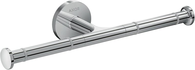 AXOR AXOR Universal Circular 6inch Modern Double Toilet Paper Holder in Chrome 42857000  - Image 1