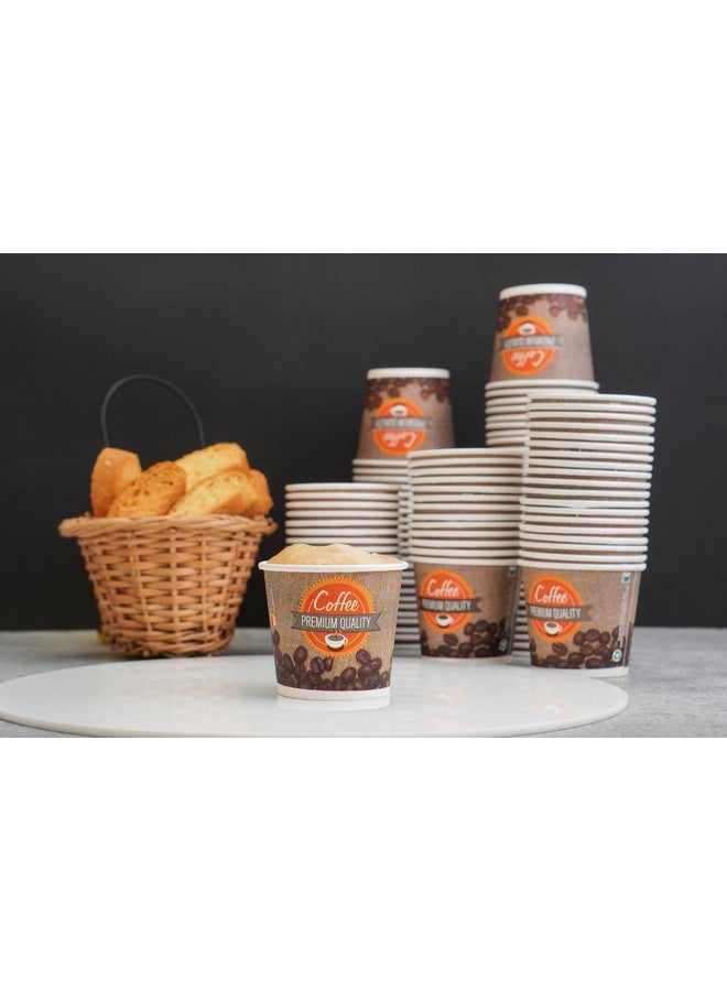 PARICOTT 150ml - 100 Cups | Tea Paper Cups | Premium Printed Disposable Cups for Tea & Coffee - Eco-Friendly, Recyclable, One-Time Use Paper Glass for Home, Office, Events, Parties, Wedding - Image 2
