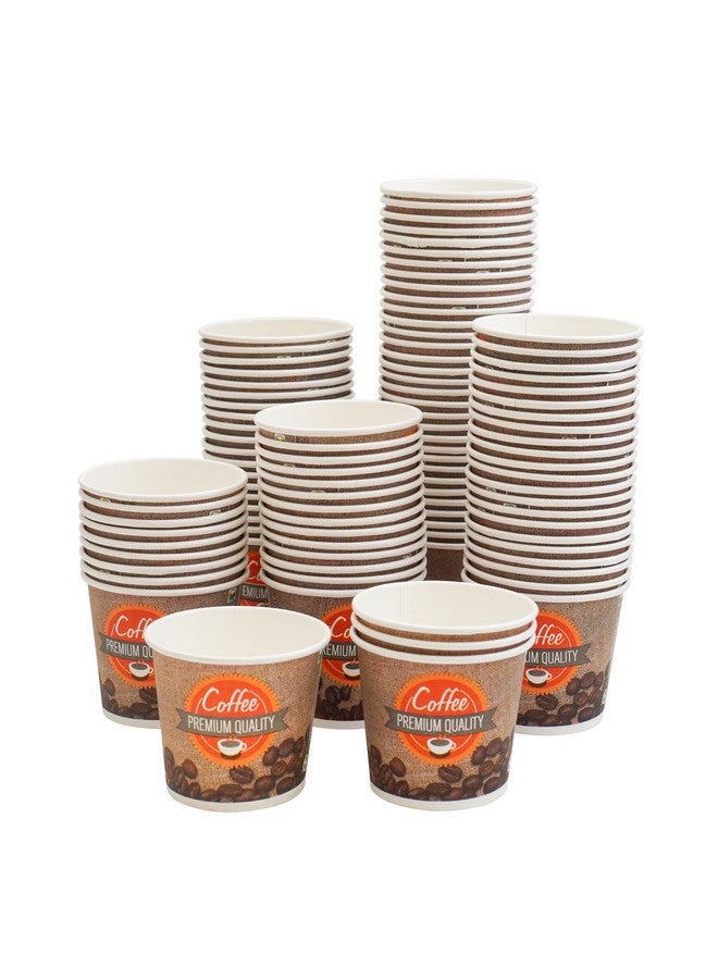 PARICOTT 150ml - 100 Cups | Tea Paper Cups | Premium Printed Disposable Cups for Tea & Coffee - Eco-Friendly, Recyclable, One-Time Use Paper Glass for Home, Office, Events, Parties, Wedding - Image 1