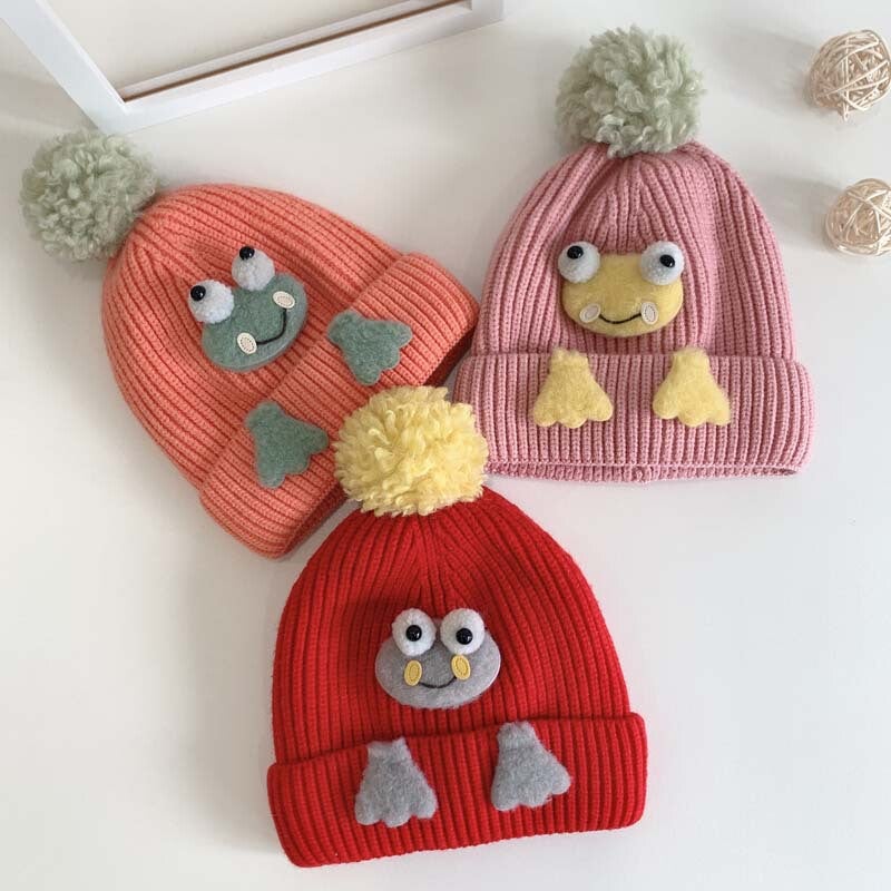 Winter Beanie Unisex Outdoor Double Layer Fleece Warm Knitted Hat - Image 2