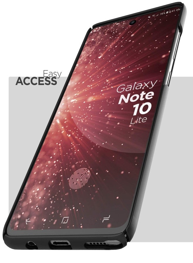 إنكاسد جراب حزام Encased Note 10 Lite مع مسند (رفيع) غطاء فائق النحافة مع مشبك تثبيت لهاتف Samsung Galaxy Note 10 Lite - أسود - Image 4