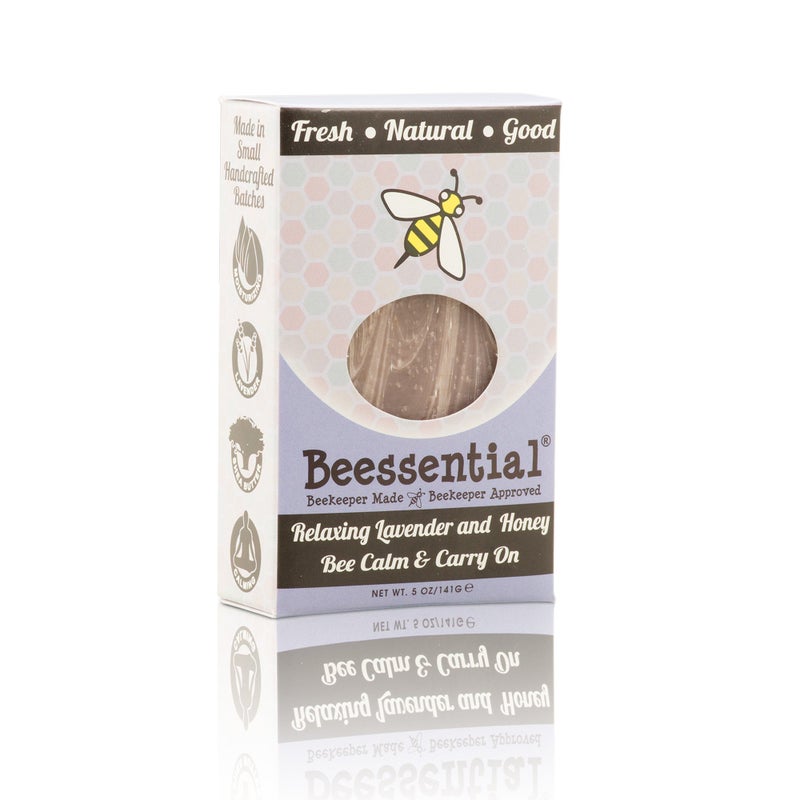 Beessential Relaxing Bar Soap, Lavender And Honey, 5 Ounce - Image 2